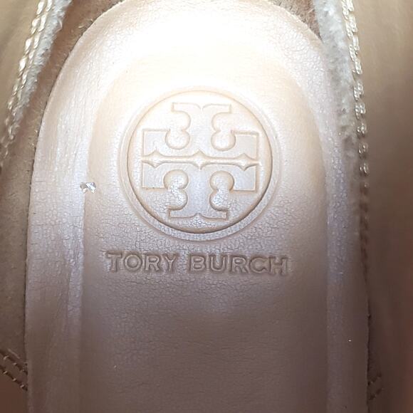 Tory Burch Brooke Ankle Bootie Boots Calf Leather Tan Brown 52660 Size US 7 M - Picture 9 of 10